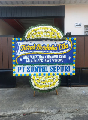 Papan Bunga Duka di Kubu Gulai Bancah