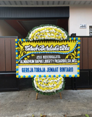 Papan Bunga Duka di Kubu Gulai Bancah